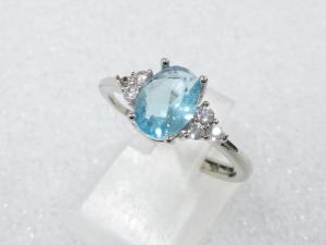 色石　指輪(14号)